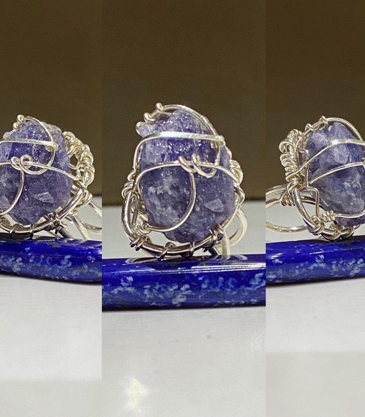 ✨HIGHER LEVELS✨ SILVER+TANZANITE RING