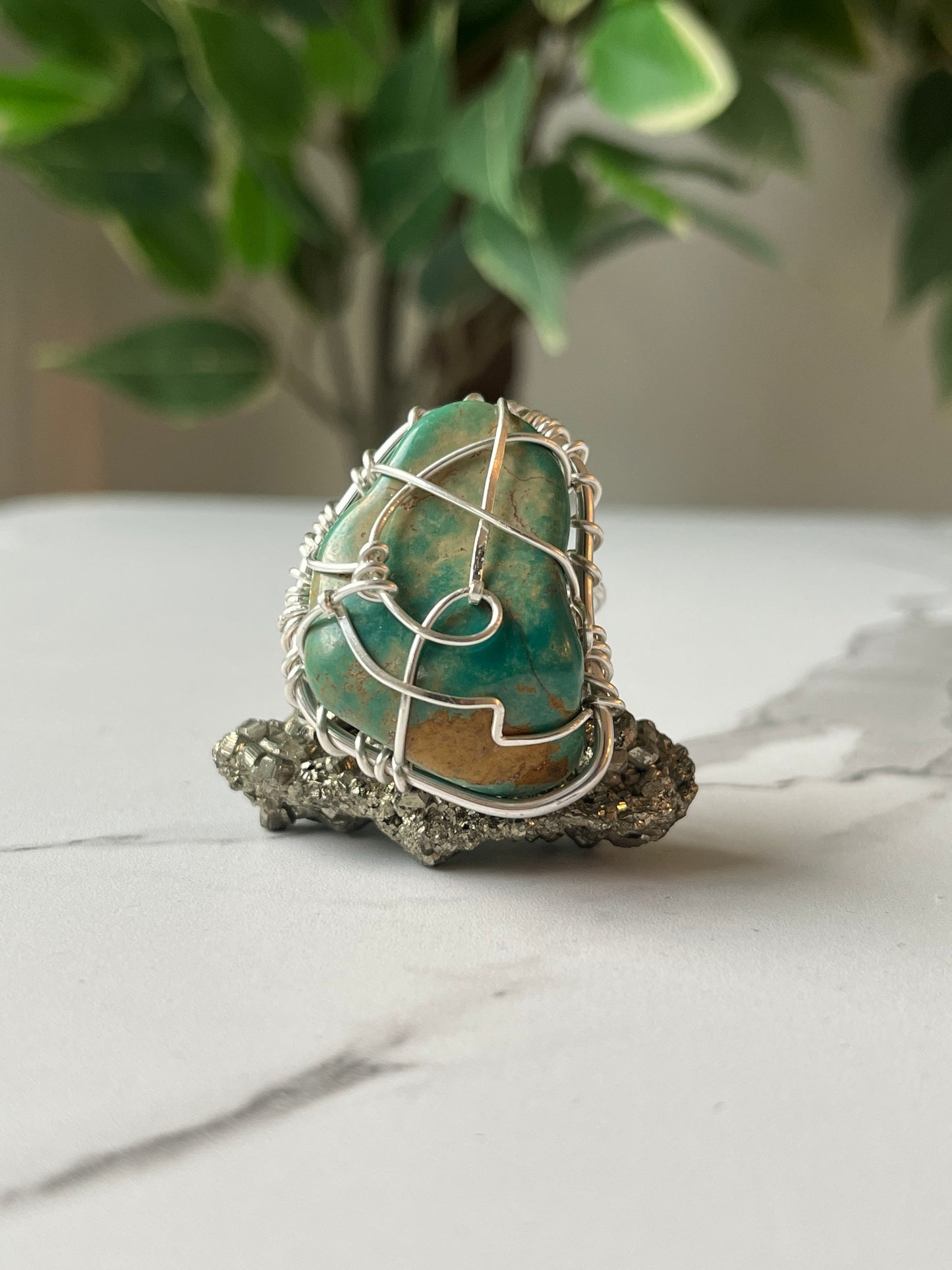 TURQUOISE RING IN SILVER
