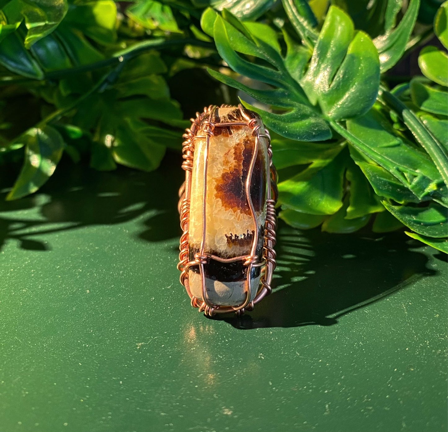 ✨SACRED SPACES✨ COPPER+SEPTARIAN RING