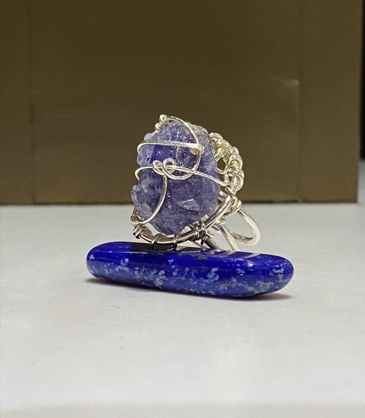 ✨HIGHER LEVELS✨ SILVER+TANZANITE RING