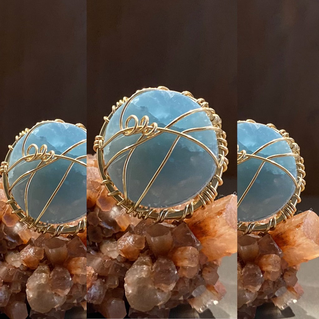 ✨GORGEOUS✨ BRONZE+SKY ONYX RING