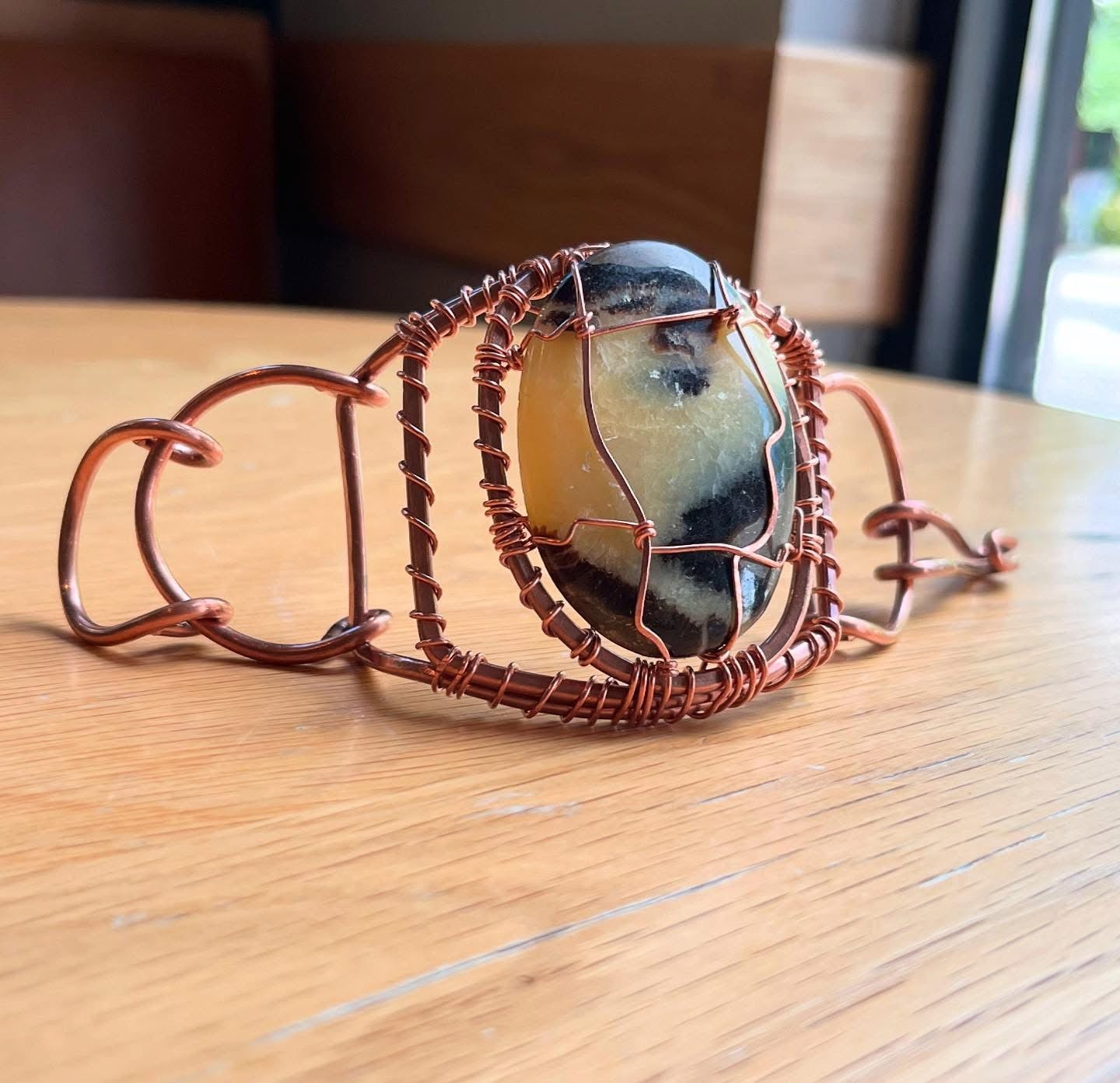 SEPTARIAN ARCLINK BRACELET IN COPPER