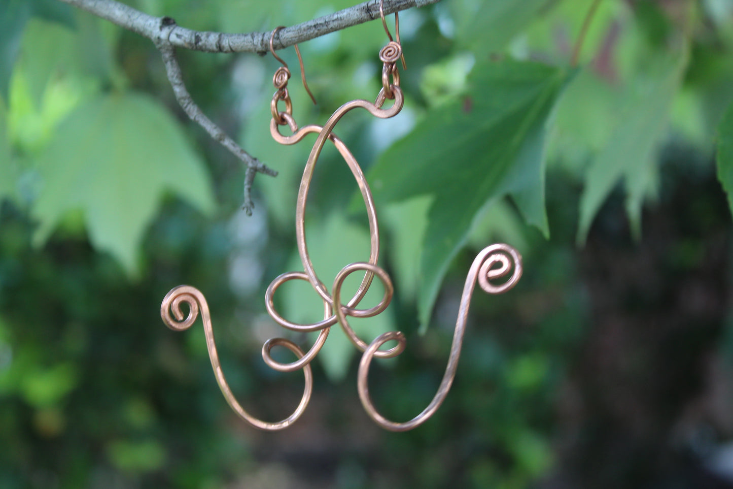 COPPER FREESTYLE EARRINGS