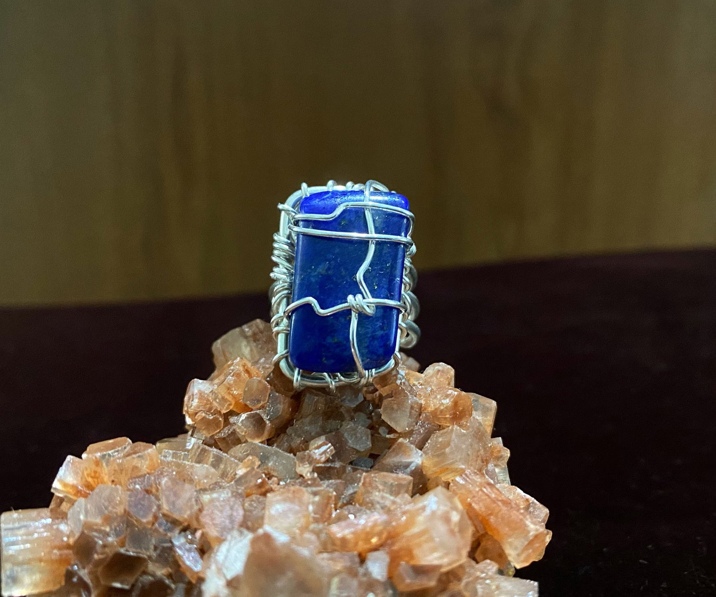SILVER+LAPIS LAZULI RING