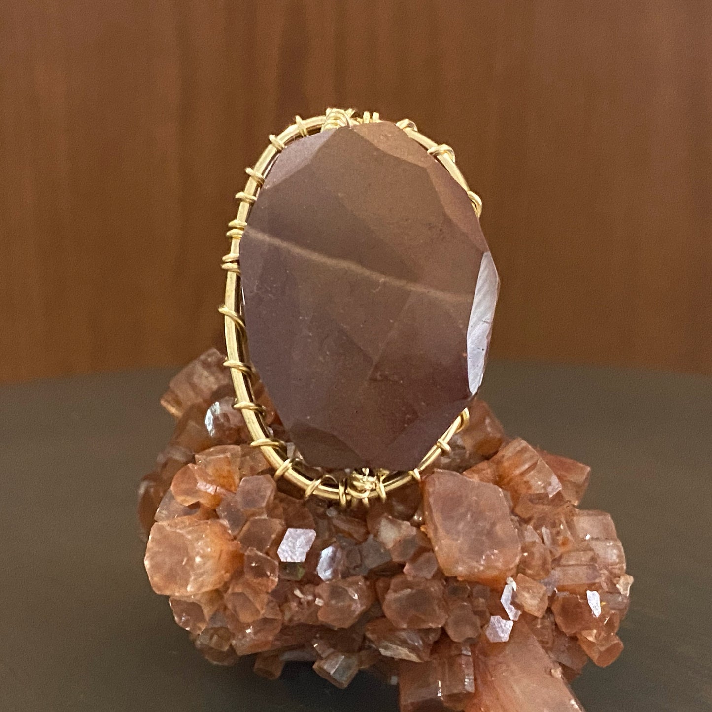 BRONZE+JASPER RING