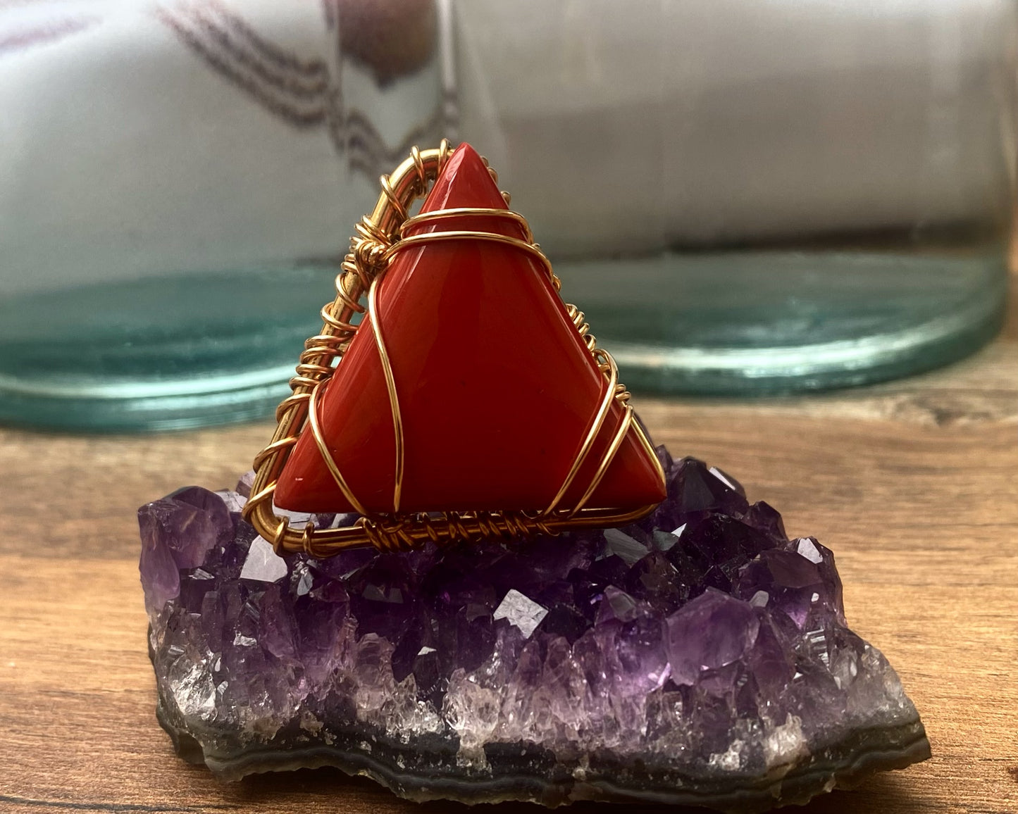 BRONZE+ENHANCED RED JASPER