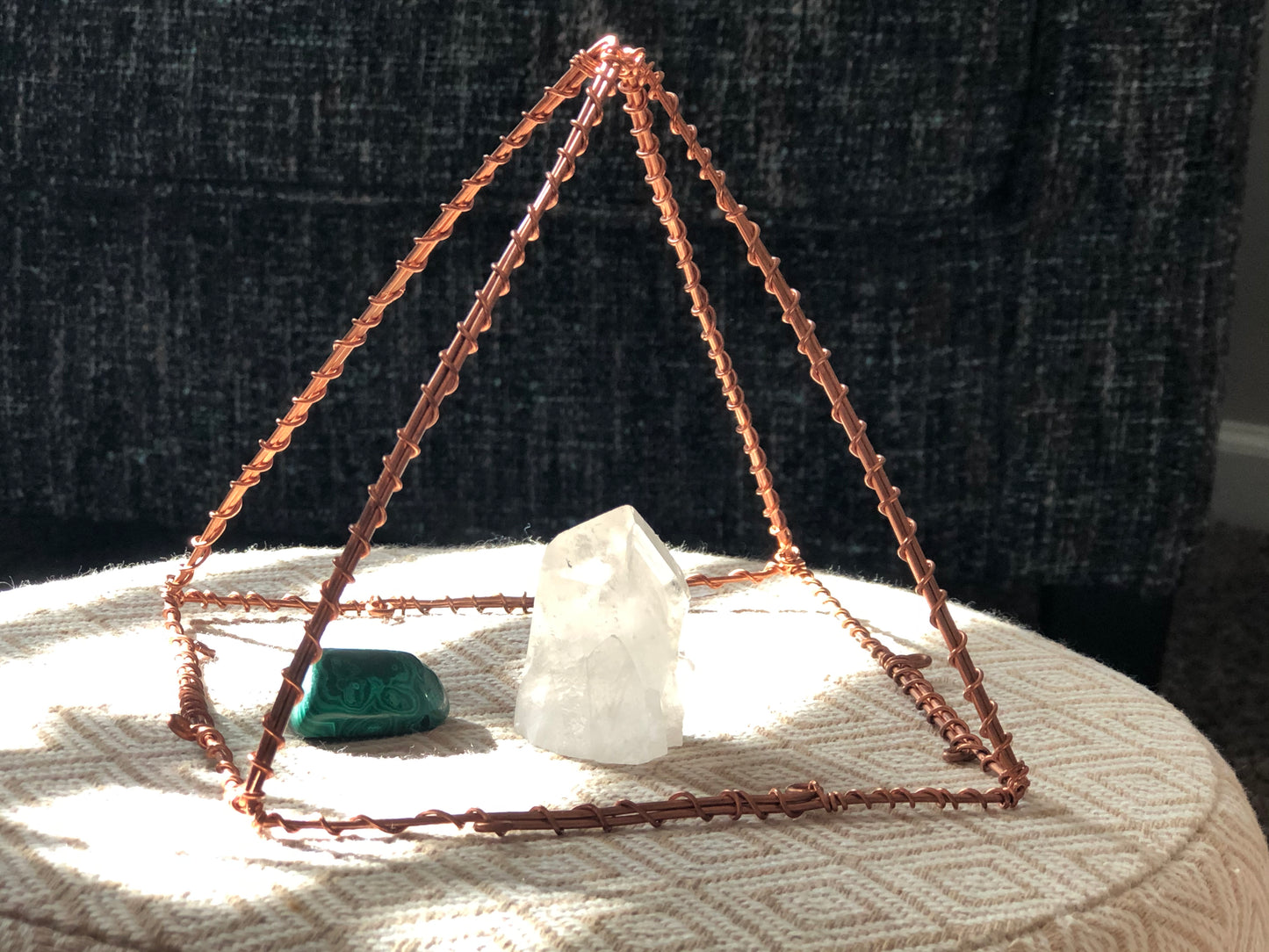 COPPER PYRAMID SPIRITUAL TOOL