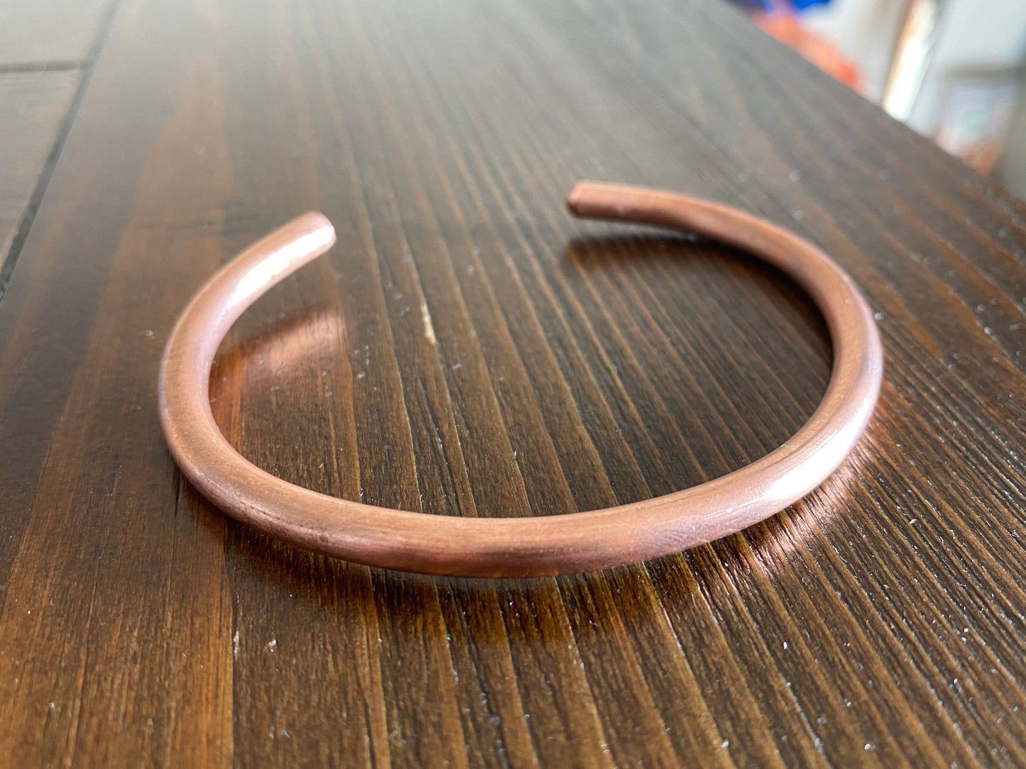 THICK SOLID 6G COPPER BANGLE/CUFF