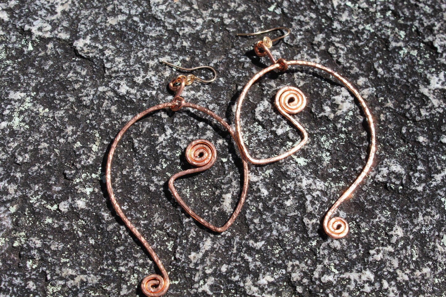 COPPER MANATEE EARRINGS
