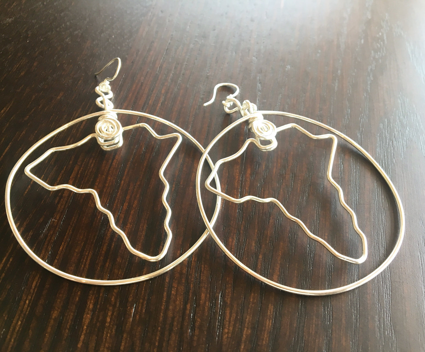 BRONZE "AKEBULAN" EARRINGS