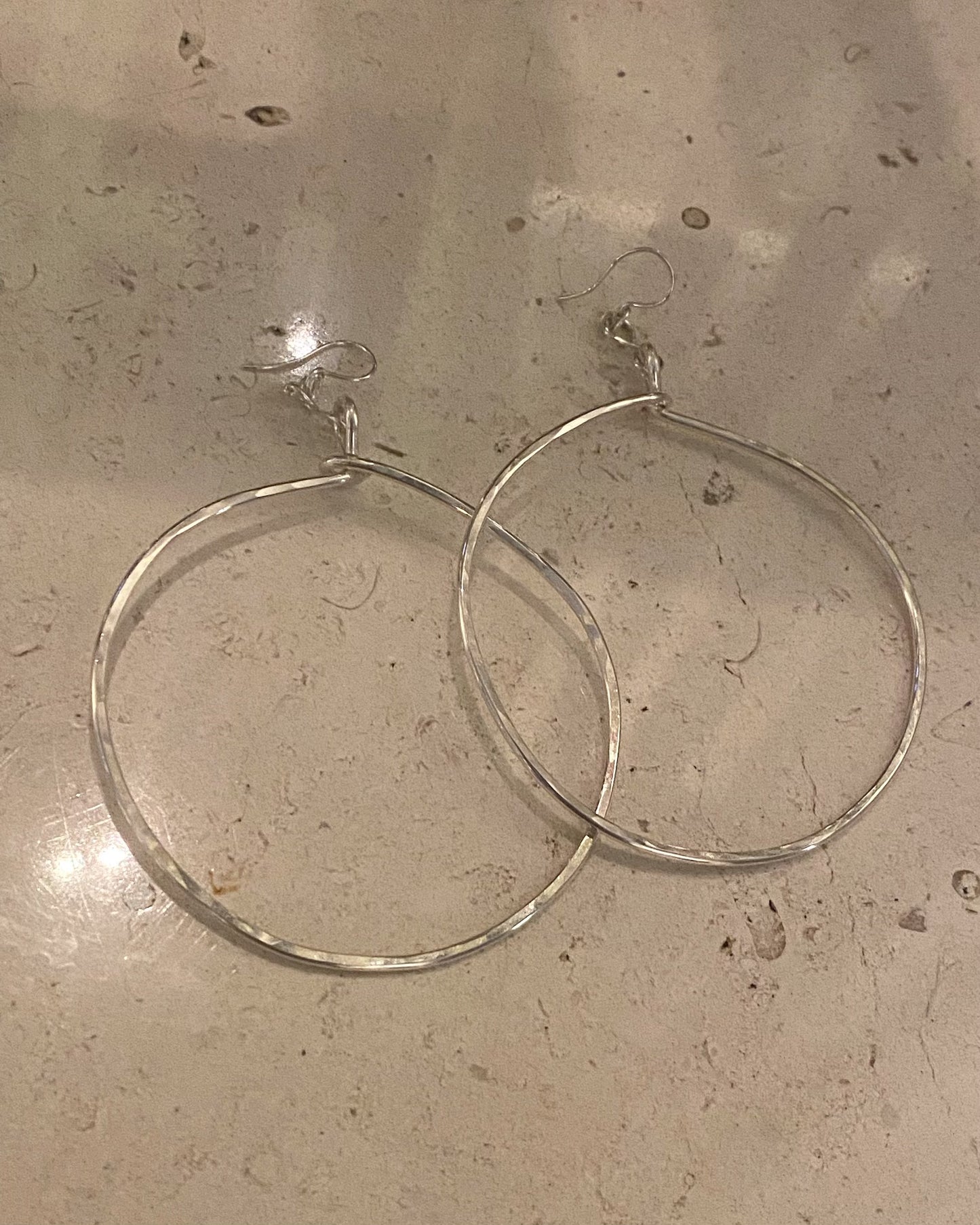 SILVER HOOPS