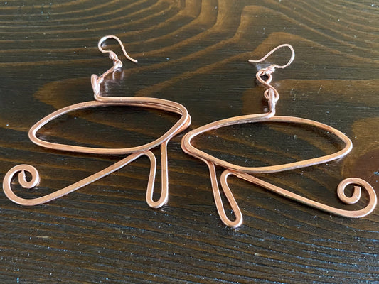 COPPER EYES OF AUSAR & AUSET EARRINGS