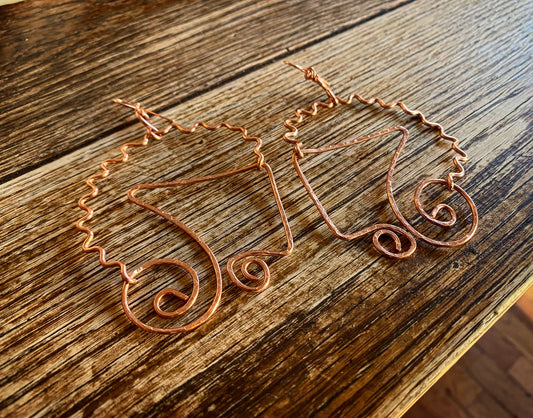 COPPER NATTI SOL•DJ EARRINGS