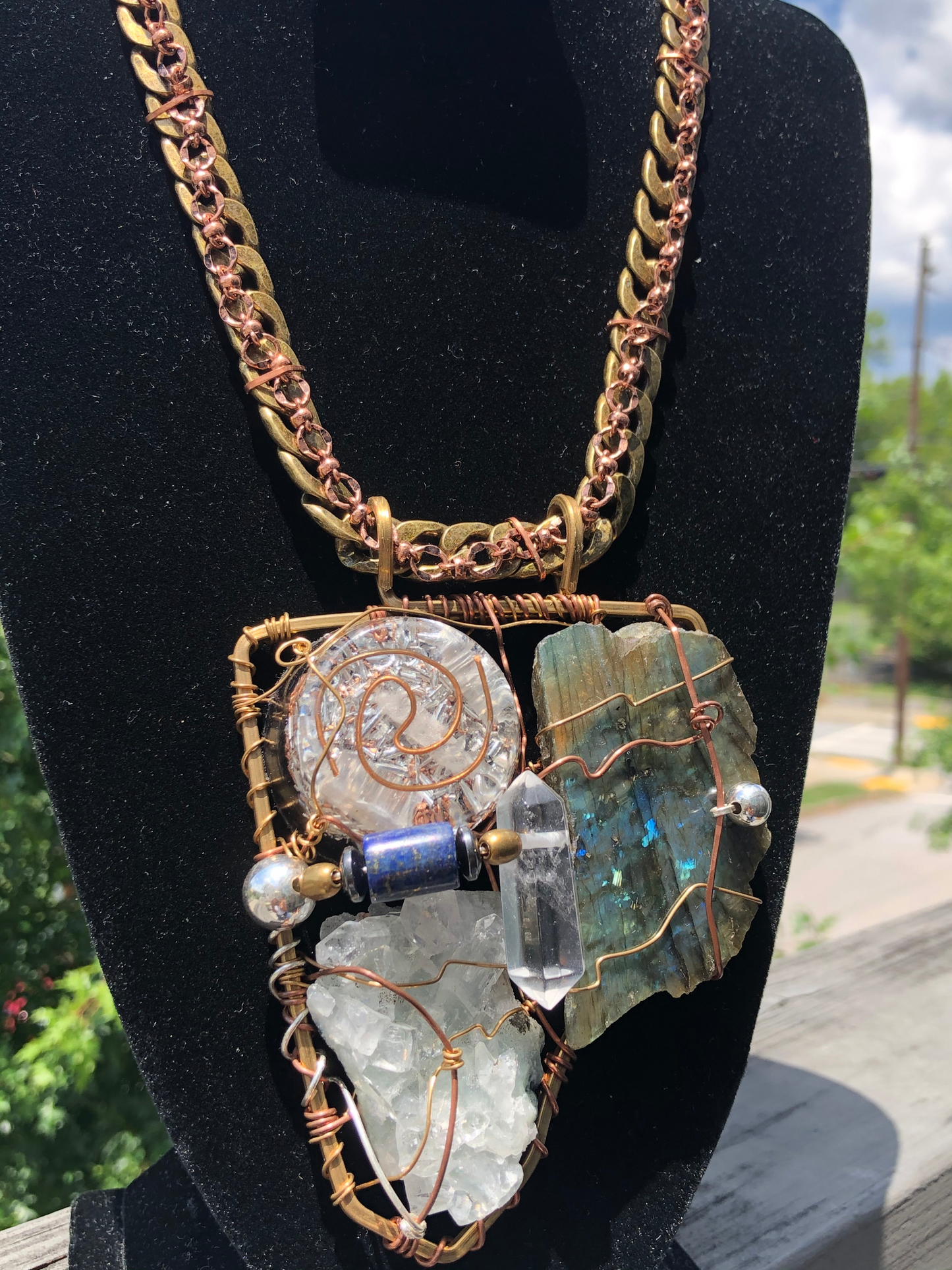 "MASTER PEACE" MULTI-STONE NECKLACE