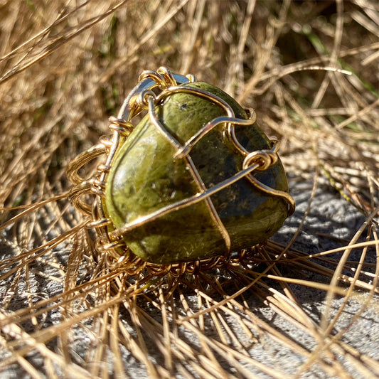 BRONZE+JASPER RING