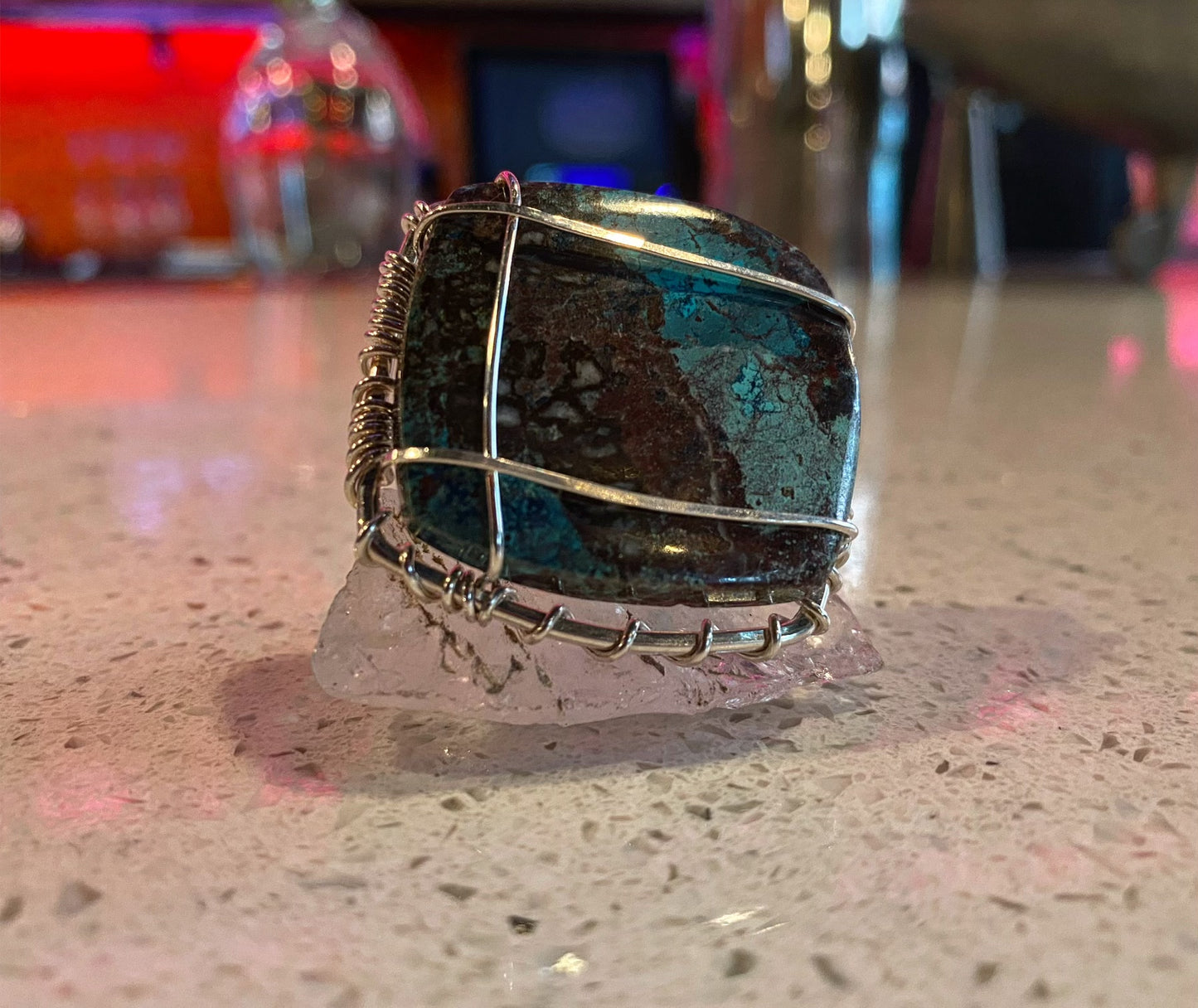 MAJESTIC SILVER+TURQUOISE RING