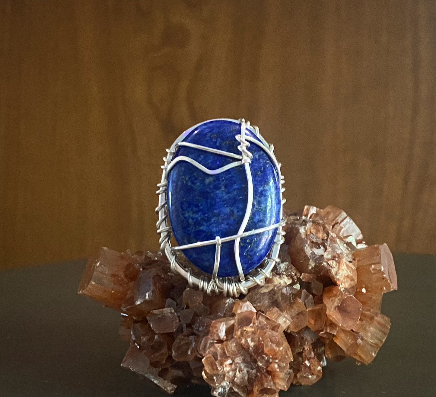 SILVER+LAPIS LAZULI RING