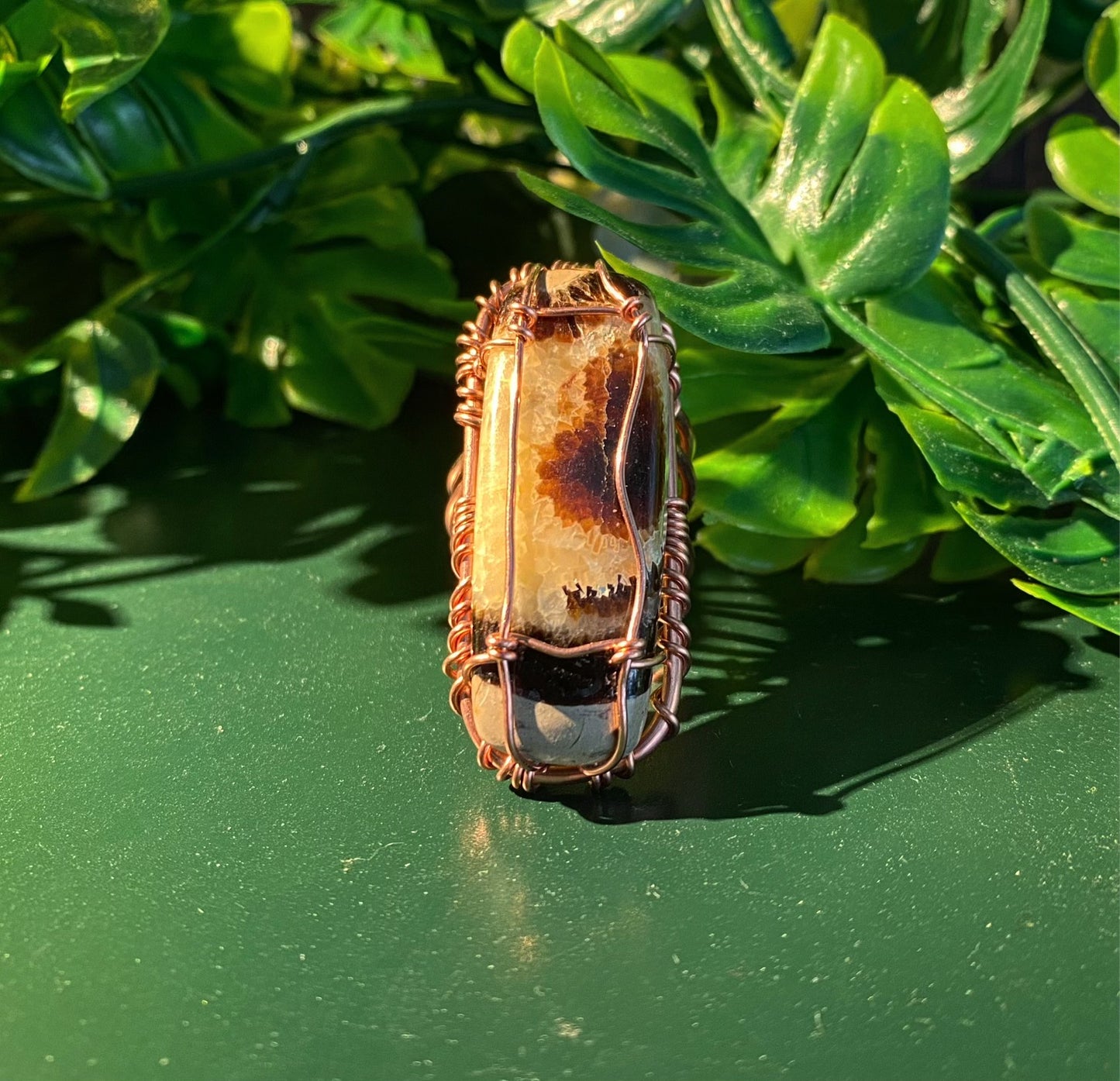 ✨SACRED SPACES✨  COPPER+SEPTARIAN RING