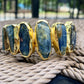 ✨DIVINE & ALIGNED✨  BRASS+KYANITE CUFF BRACELET