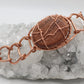 COPPER+GOLDSTONE ARC-LINK BRACELET