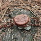 COPPER+GOLDSTONE ARC-LINK BRACELET