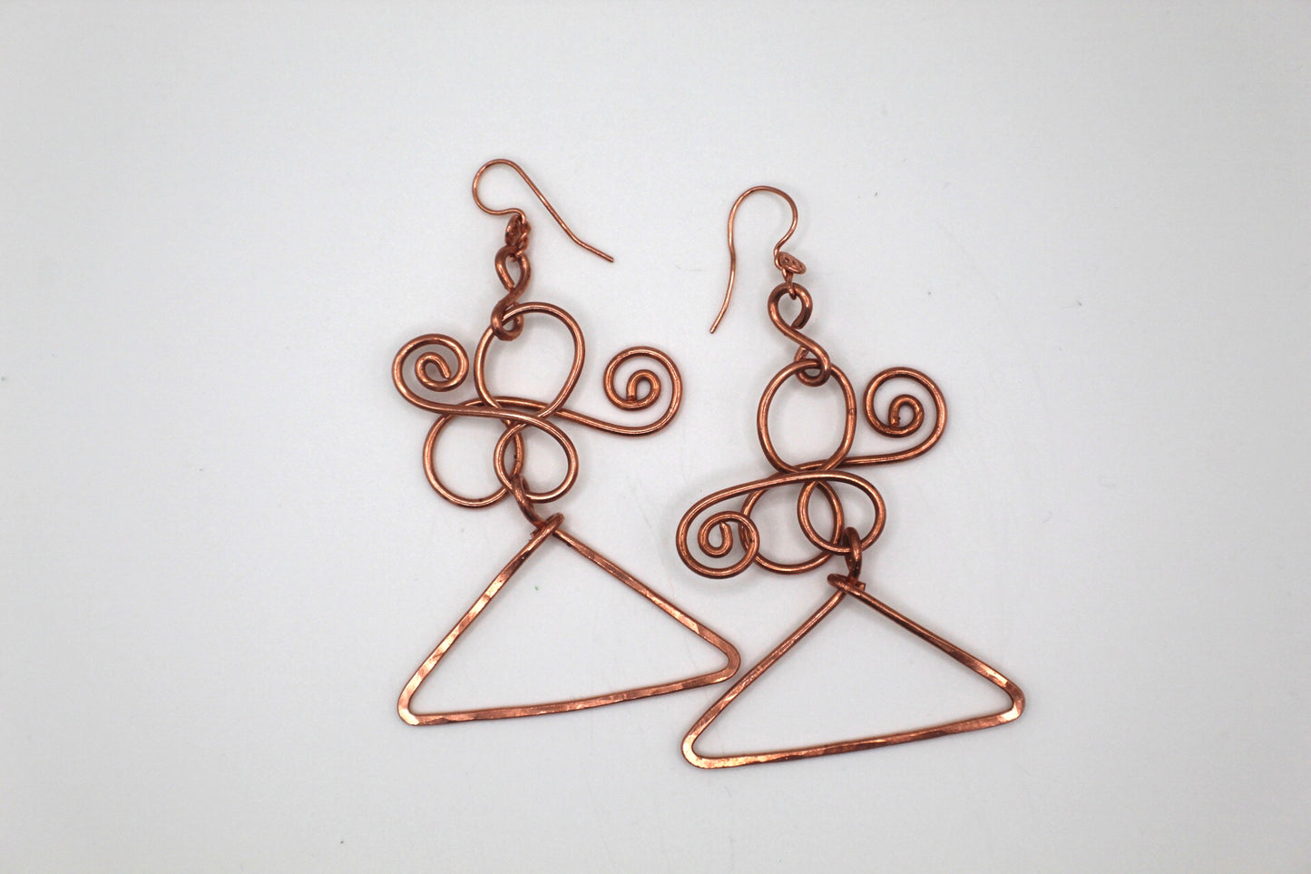 COPPER FREESTYLE EARRINGS