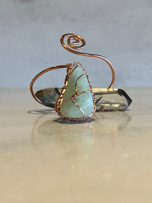 BRONZE+PREHNITE ARMBAND