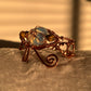 OPALITE+TIGERS EYE EYE OF HERU BRACELET IN COPPER