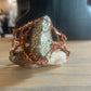 PYRITE CUFF BRACELET IN COPPER