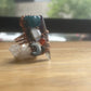 AMETHYST+ABALONE+APPETITE+CARNELIAN+HEMATITE PARTY RING IN COPPER