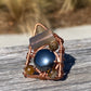 COPPER+HEMATITE+ AGATE+TIGERS EYE PARTY RING