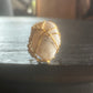 HOWLITE RING IN BRONZE