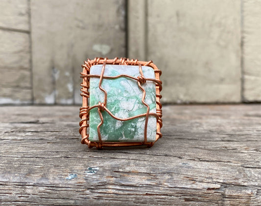 COPPER+GREEN JASPER RNG