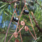 COPPER+BLUE JADE EARRINGS