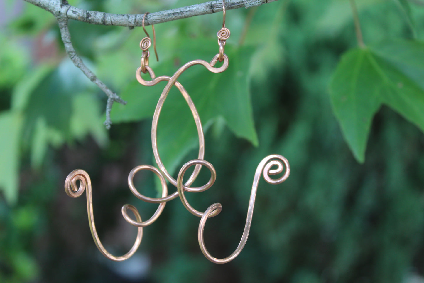 COPPER FREESTYLE EARRINGS